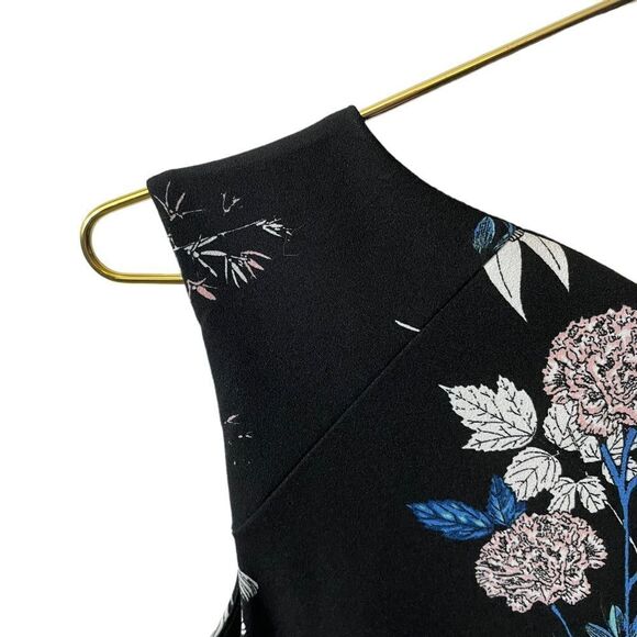 Banana Republic Factory Floral V Neck Sleeveless Floral Dress Size 8 - Picture 8 of 9